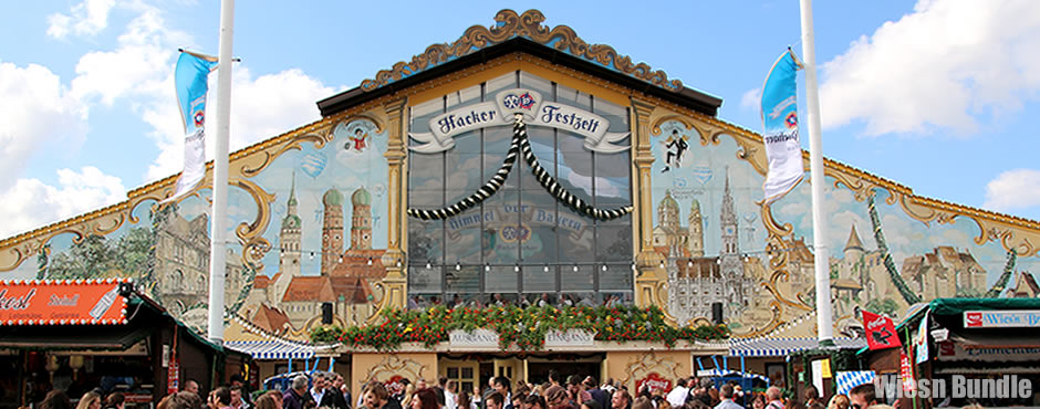 Hackerzelt Oktoberfest - Hacker Festzelt auf der Wiesn in München