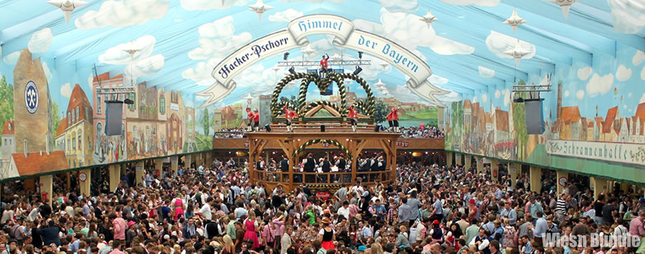 Festzelte 2025 in München - Reservierung von Tischen und Plätzen - Tischreservierung in den Festhallen buchen